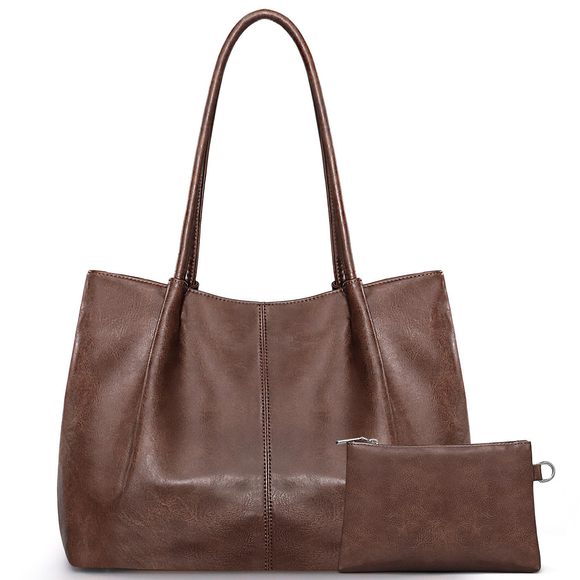 Large Tote Bag Work Vegan Leather 16L Ladies Handbags B :^) - Picture 1 of 6